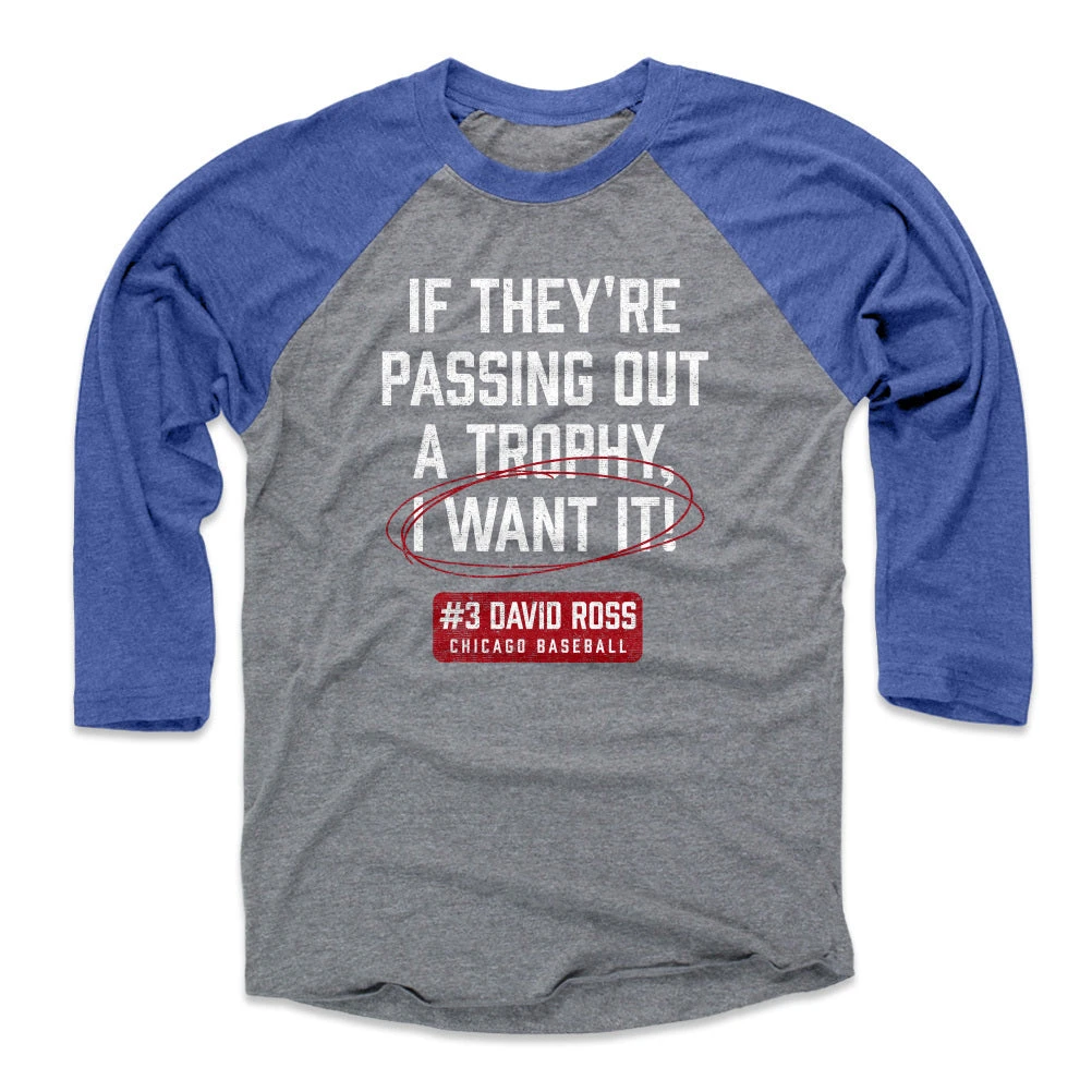 David Ross Men's Baseball T-Shirt | 500 LEVEL