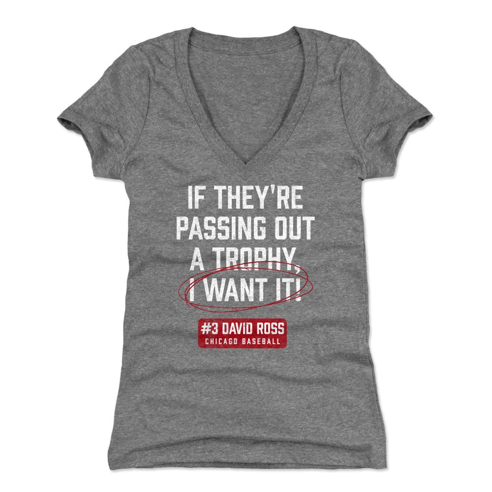 David Ross Women's V-Neck T-Shirt | 500 LEVEL