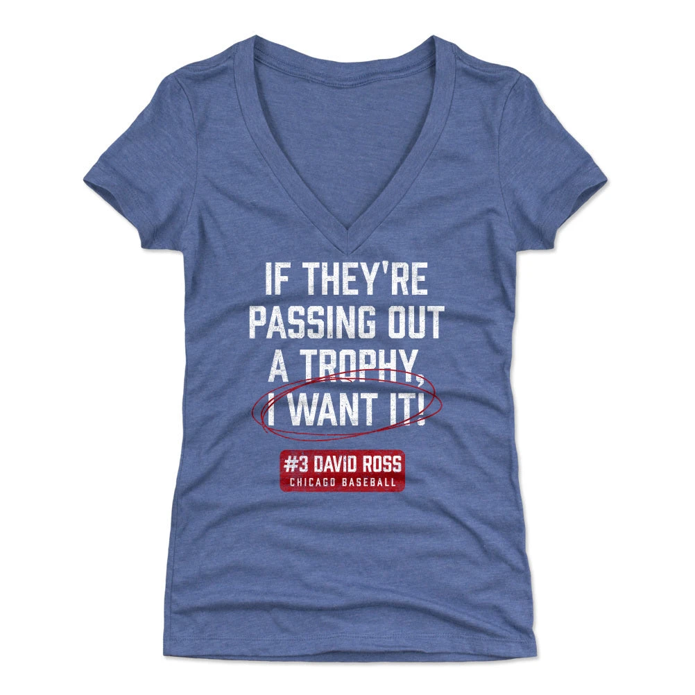 David Ross Women's V-Neck T-Shirt | 500 LEVEL